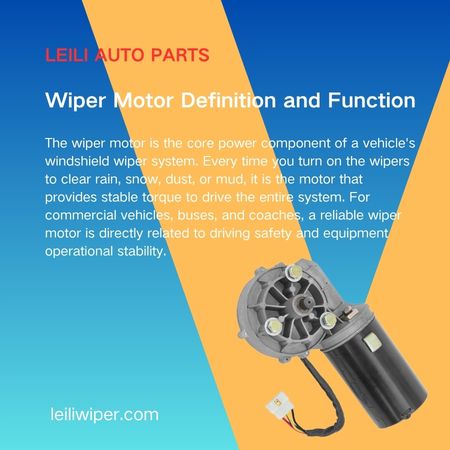 Wiper Motor Guide 2026: Symptoms, Testing & Sourcing