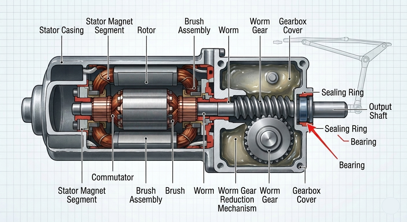 wiper motor wiper motor