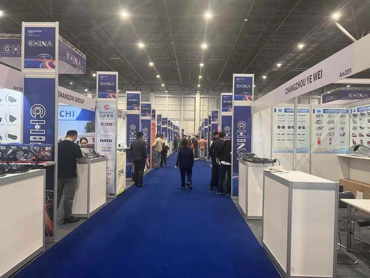 China Pavilion aisle at Automechanika Tashkent 2025